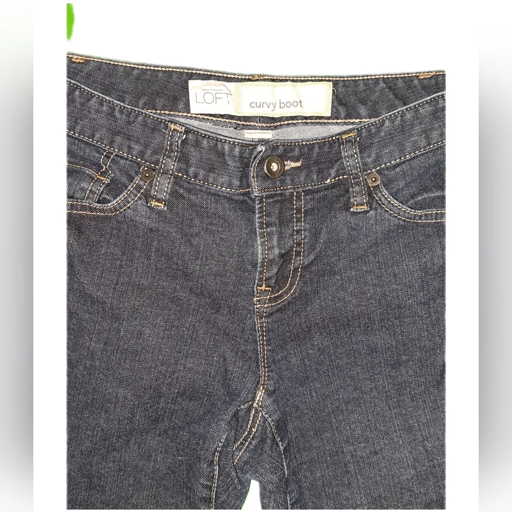 LOFT curvy boot jeans - Picture 4 of 6
